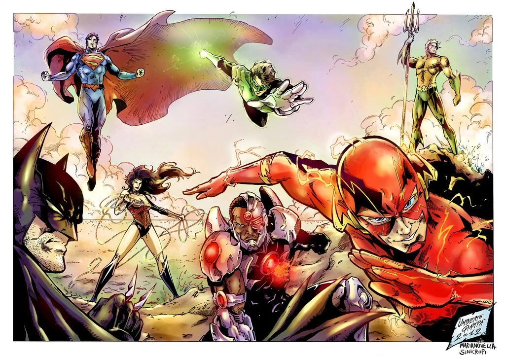 New 52 Justice League Collaboration By Marianovella On DeviantArt