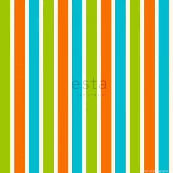 Wallpapers Stripes Lime Green And Orange