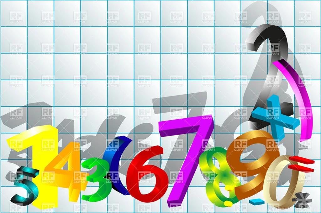 Numbers Powerpoint Backgrounds