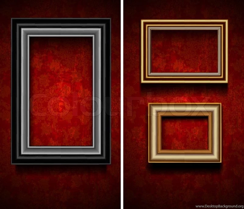 Picture Frame Wallpaper Backgrounds Photo Frame On Grunge Wall ...