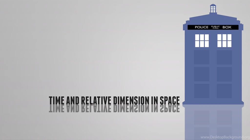 The 10th Doctor And His TARDIS (Wallpaper) By GameAddikt On DeviantArt