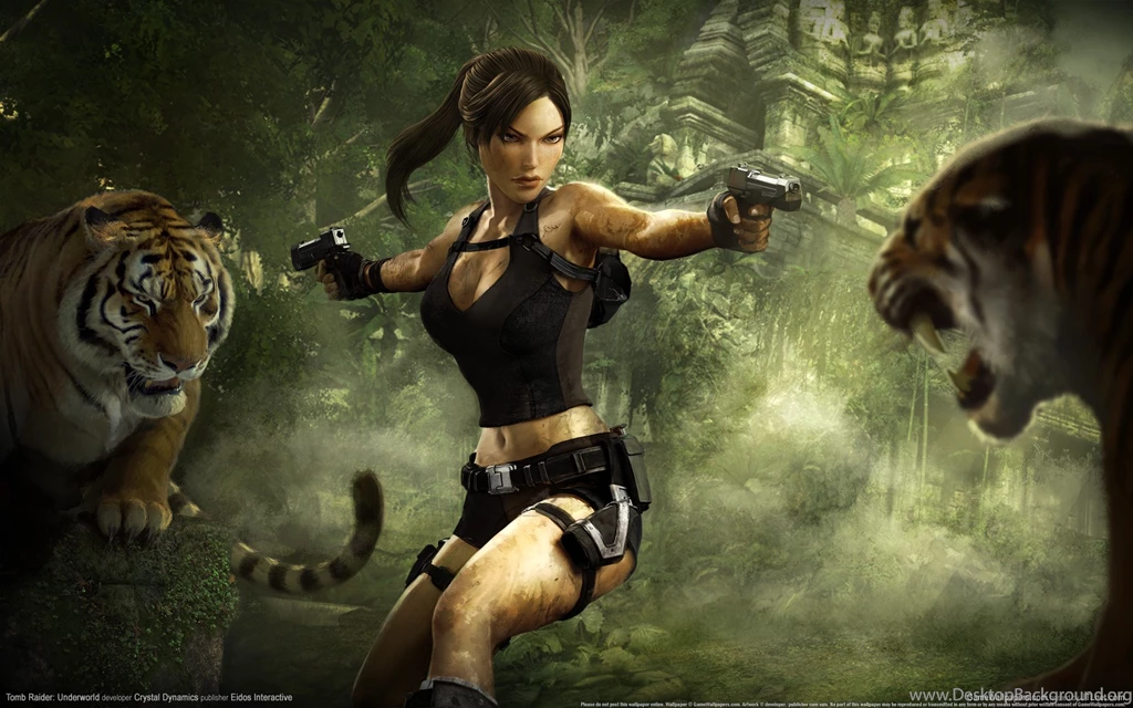 Tomb Raider Underworld Game Widescreen Wallpapers