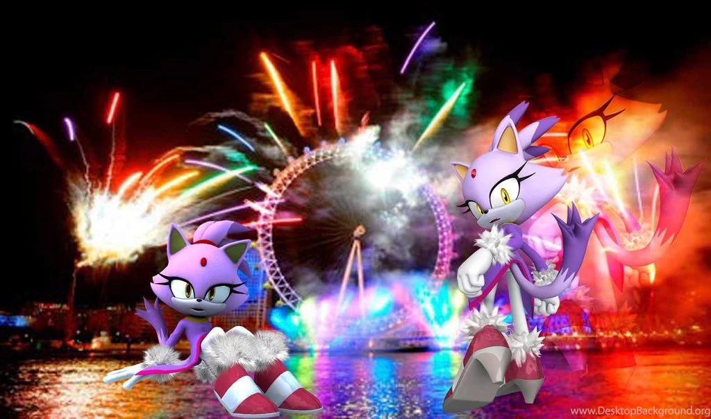 Blaze The Cat London Fireworks Wallpapers By BlazeLover15 On DeviantArt