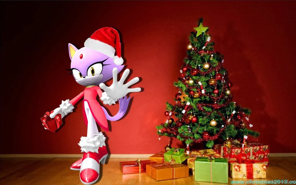 Blaze The Cat Christmas Tree Wallpapers By BlazeLover15 On DeviantArt