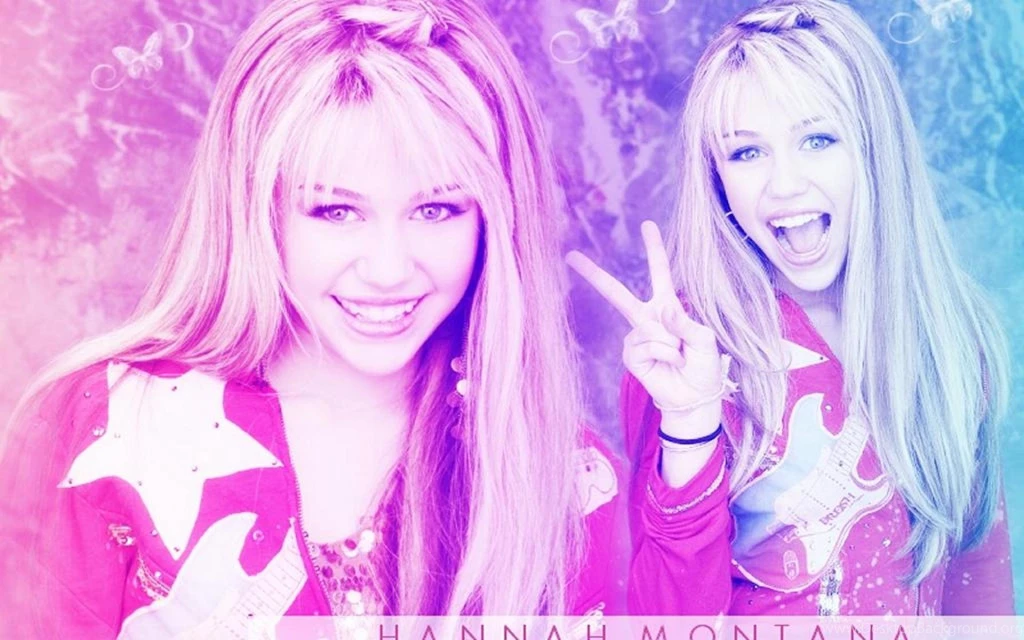 HANNAH MONTANA PINKISH WALLPAPER (