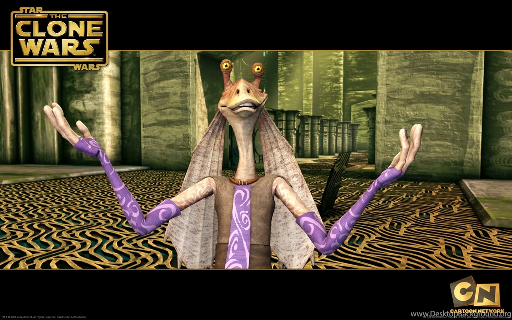 Jar Jar Binks From The Clone Wars Desktop Wallpapers