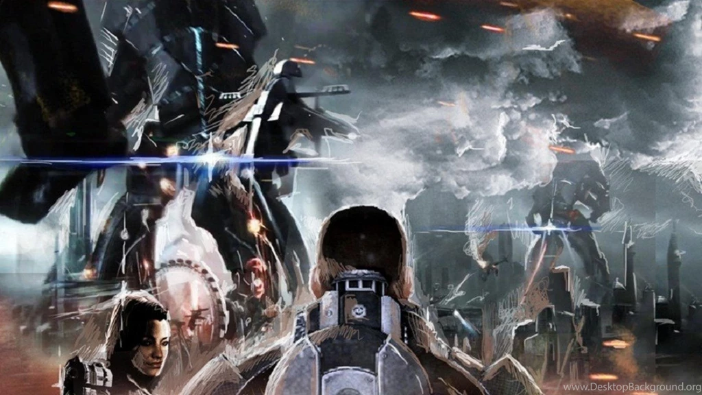 Goku Miranda Lawson 3 Commander Shepard Reapers Wallpapers