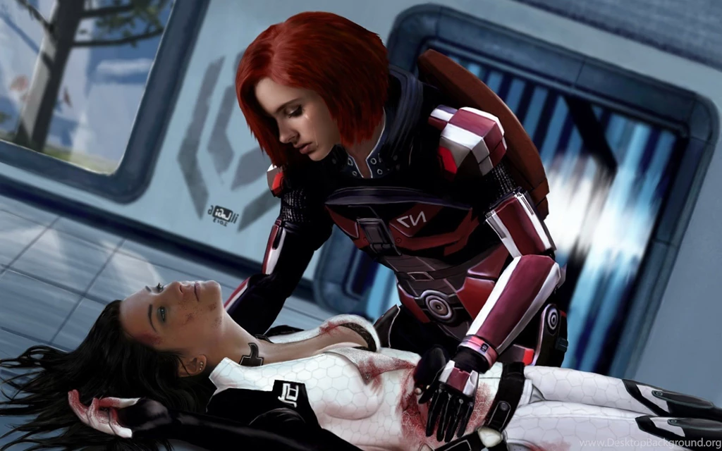 Video Games, Mass Effect, Commander Shepard, Miranda Lawson ...