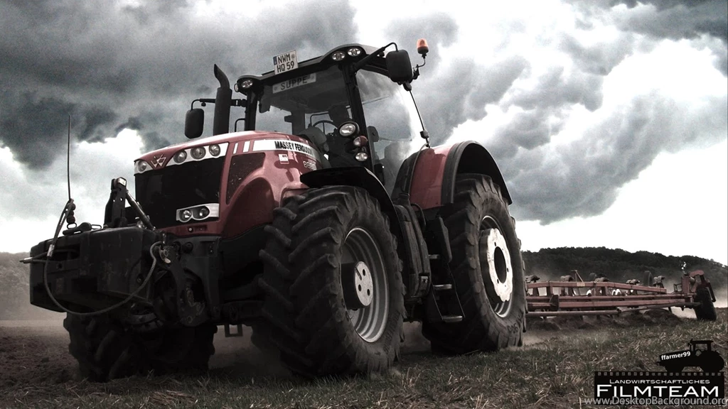 Sound/Uncut] Pflügen Mit 4 Schleppern Massey Ferguson 8680 & 8170 ...