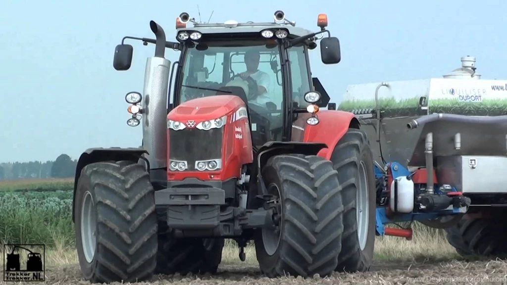 Www.trekkertrekker.nl NEW! Massey Ferguson 7619 In Action!! With ...