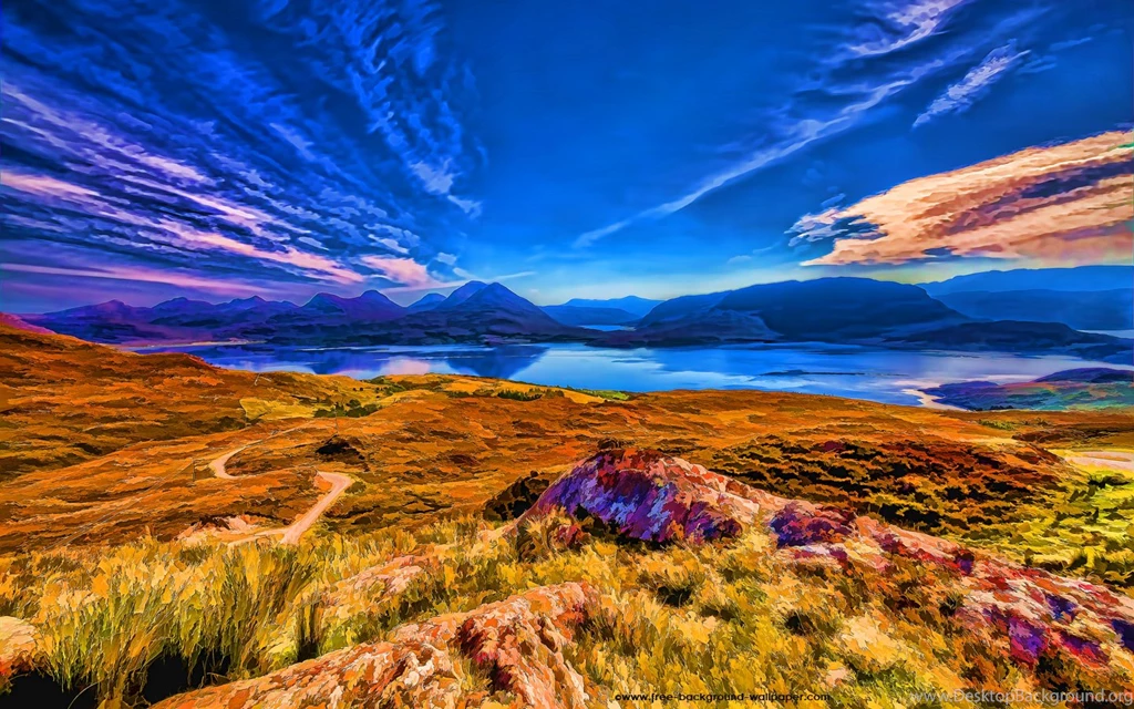 Loch Torridon And Mountains Beautiful Desktop Wallpapers 1440x900 ...