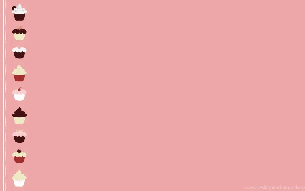 Free Pink Cupcakes Desktop Wallpapers : Calobee Doodles