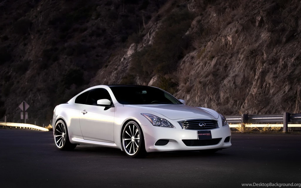 White G37 Vossen, Infiniti G37 Wallpapers High Resolution ...