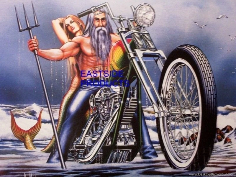 37 POSTER DAVID MANN SNOW JOB EASYRIDERS DAVE MANN BOOK MOTORCYCLE ...