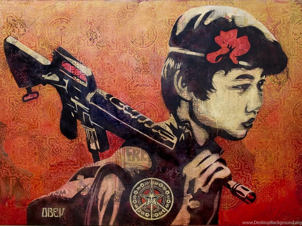 My Free Wallpapers Artistic Wallpapers : Shepard Fairey