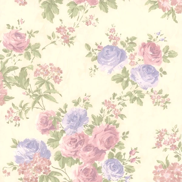 989 64844 Purple Floral Trail Ivana Mirage Wallpapers