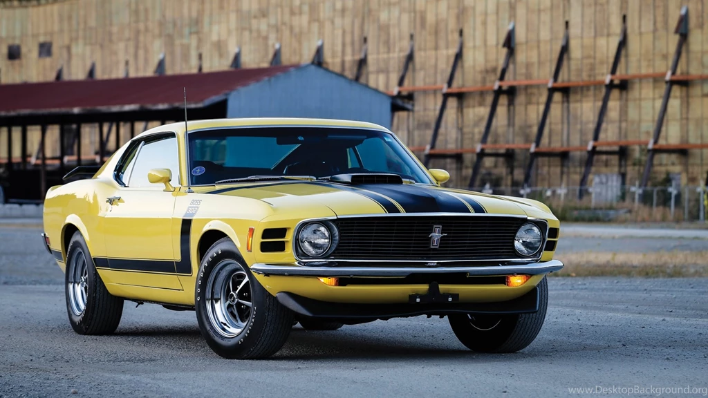 Download Wallpapers 1920x1080 Ford, Mustang, Boss 302, 1970, Yellow ...