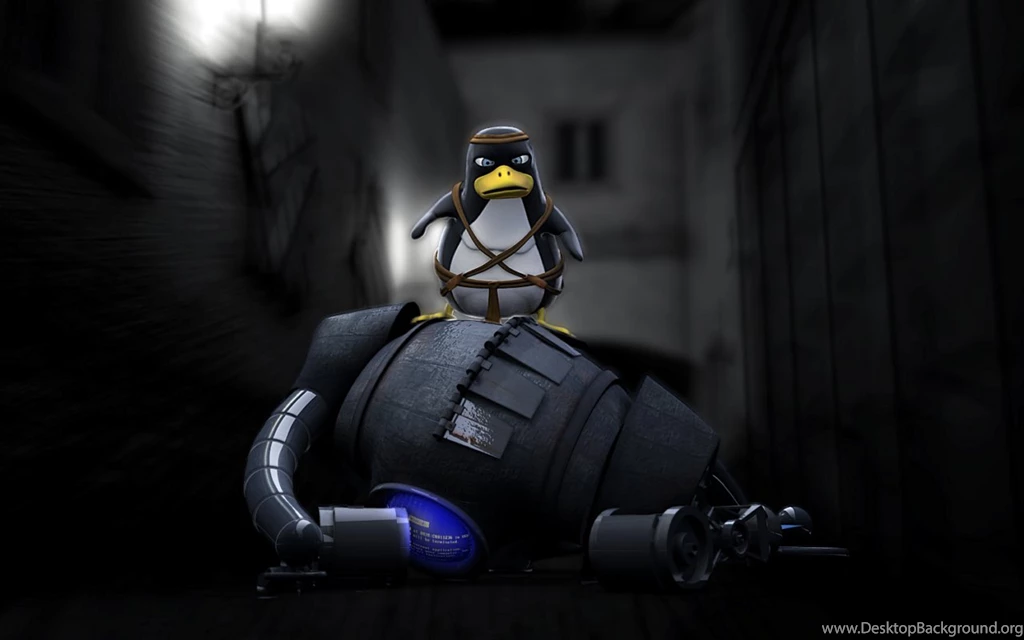 Linux Tux Penguins Penguin 3D Animation