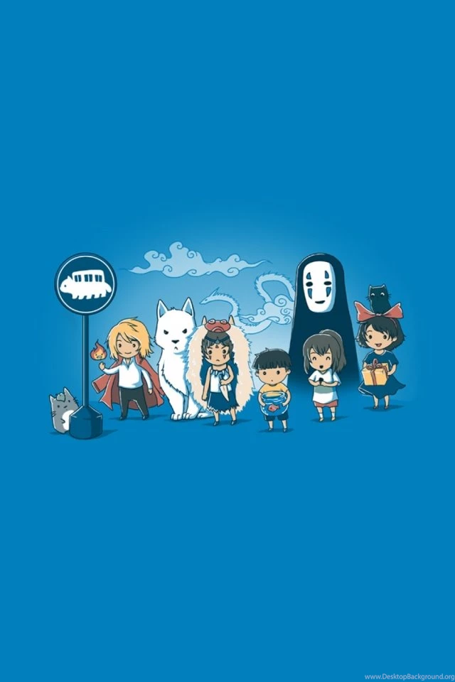 Neighbour Totoro Ponyo Spirited Away Mobile Wallpapers Mobiles Wall