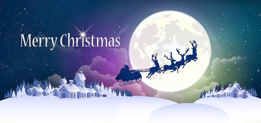 HD Collection Of Christmas Decorated Town Wallpapers : Holly ...