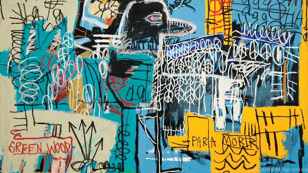 2560x1440 Street Art, Modern Art, Basquiat Jm Bird On Money Art ...