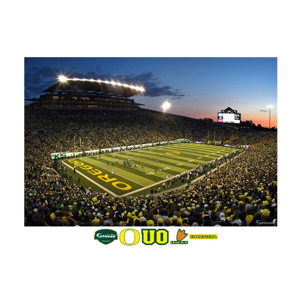 Amazon.com : NCAA Oregon Ducks Autzen Stadium Mural Wall Graphic ...