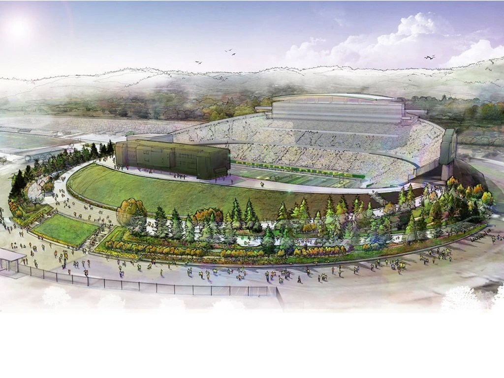 Autzen Stadium North Berm Project Update GoDucks.com The ...