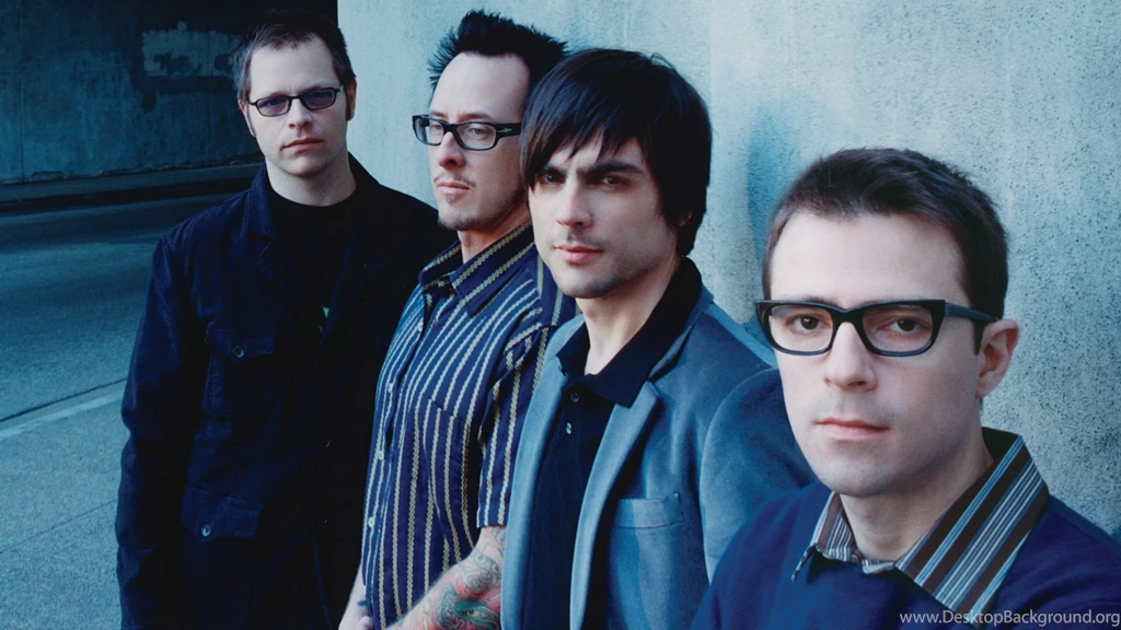 Download Wallpapers 1920x1080 Weezer, Band, Members, Outdoor, Wall ...