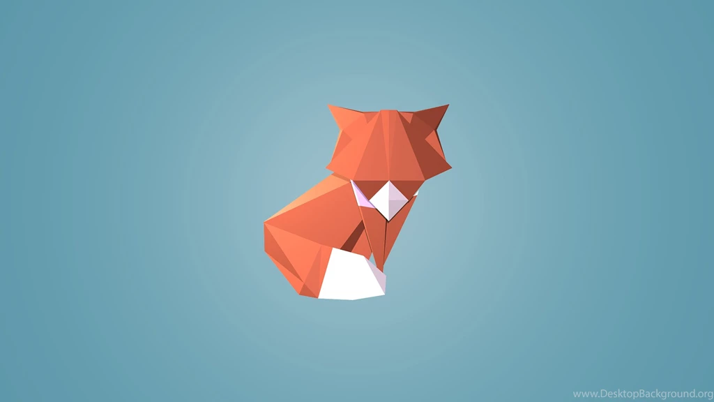 2D/3D Origami Fox Wallpapers Imgur