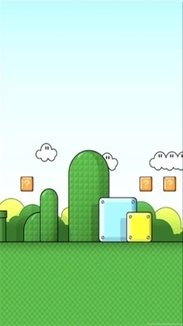 Super Mario Game iPhone Wallpapers, iPhone 5(s)/4(s)/3G Wallpapers