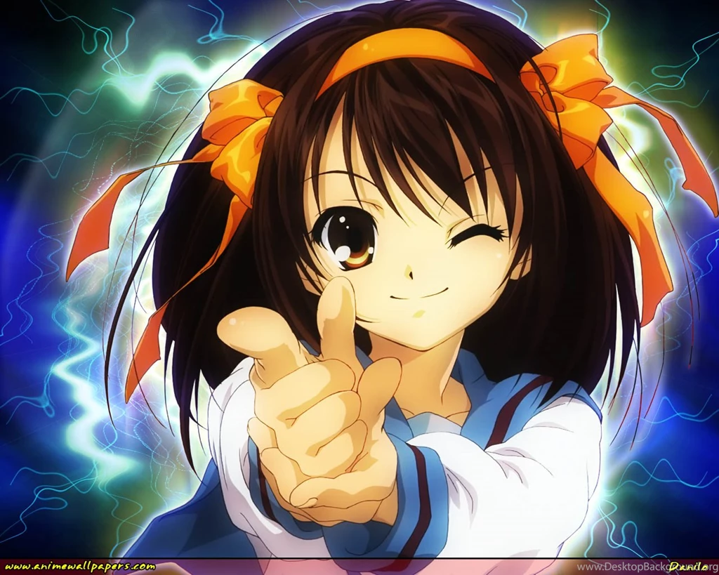 Image   Suzumiya haruhi Wallpaper.jpg   Heroes Wiki   Wikia
