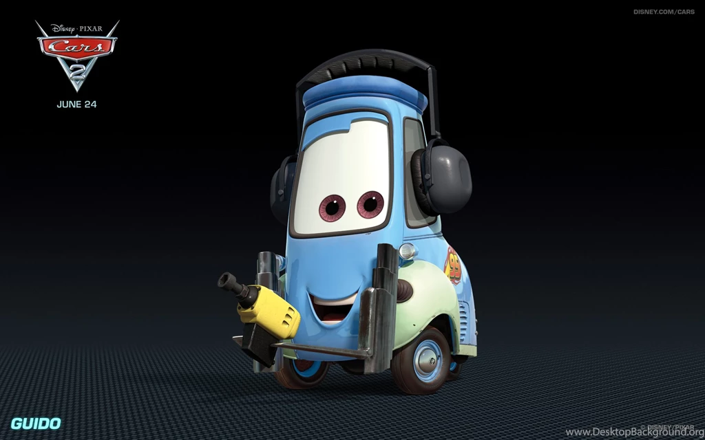 Guido The Forklift From Disney's Cars 2 HD Desktop Wallpapers