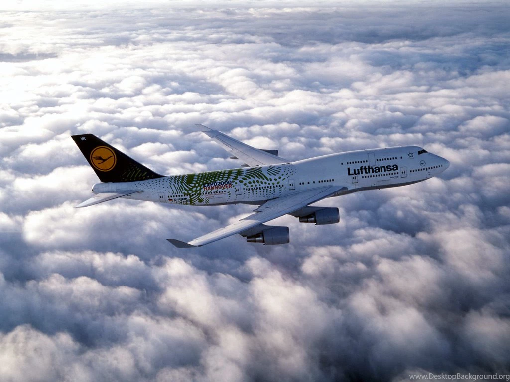 Boeing 747 Jumbo Jet, Lufthansa < Aircraft < Vehicles < Desktop ...