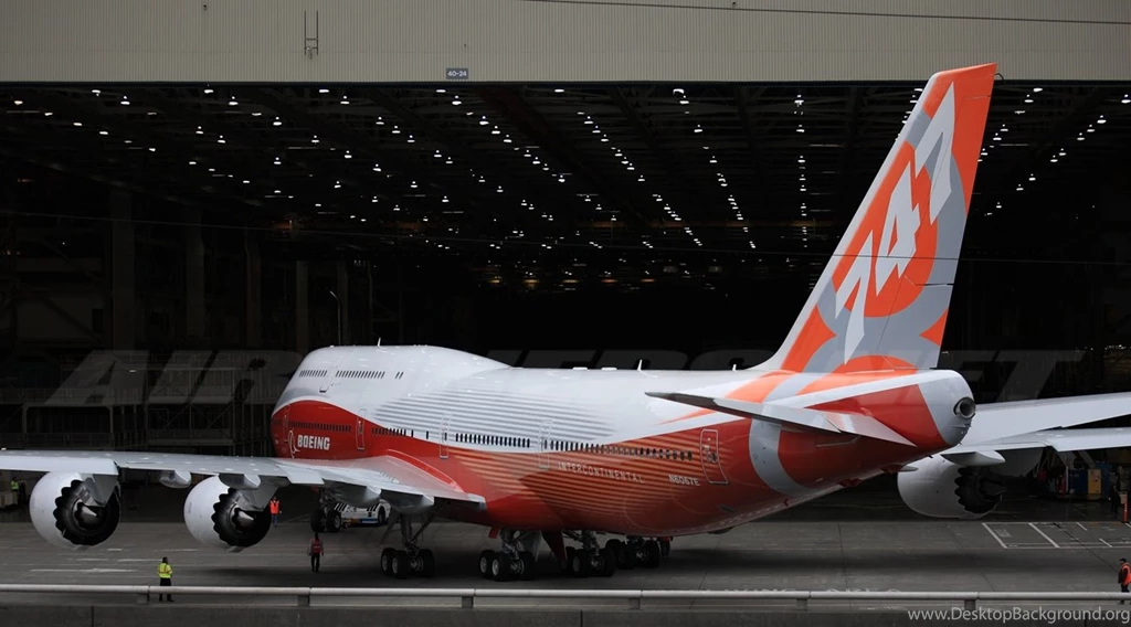 Boeing 747 8JK The Jumbo Jet Aircraft While In U.K.