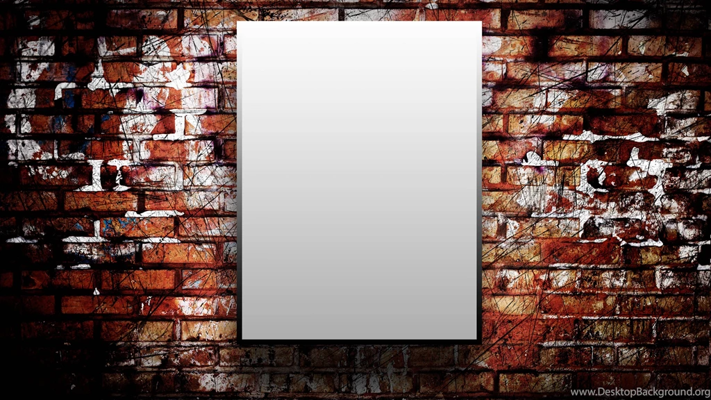 Download Wallpapers 3840x2160 Advertising, Wall, Bricks, Banner 4K ...