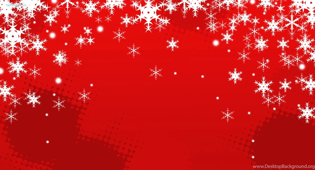 Happy Holidays Christmas White Snowflakes Desktop Red Backgrounds
