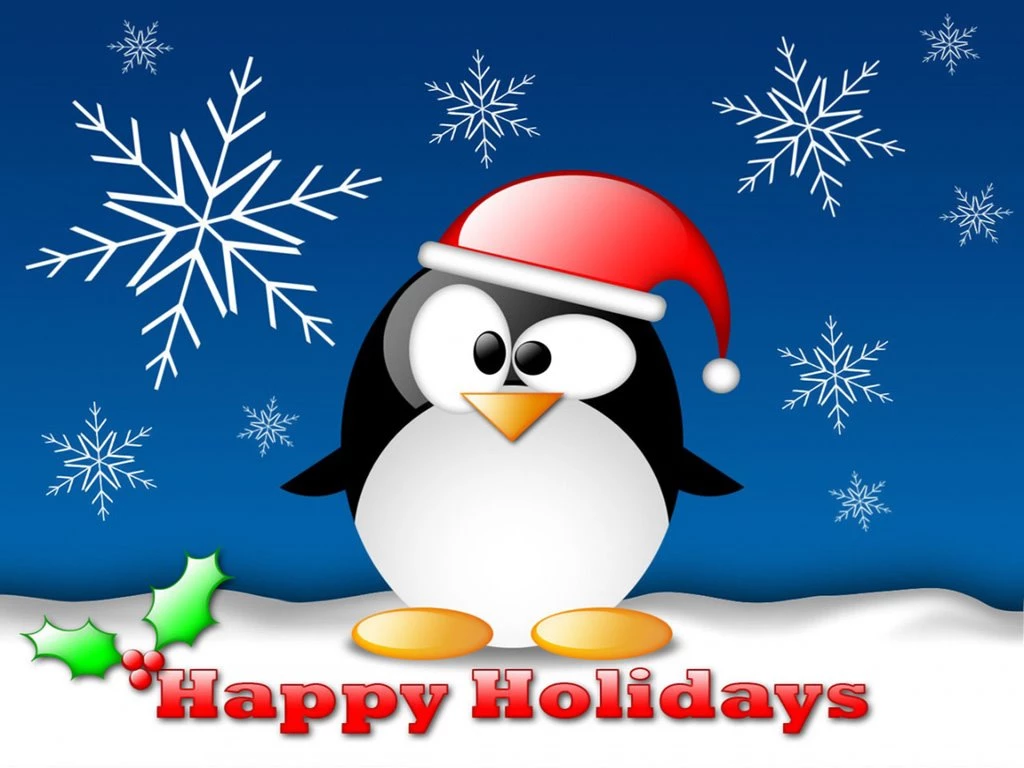 Happy Holidays Penguin