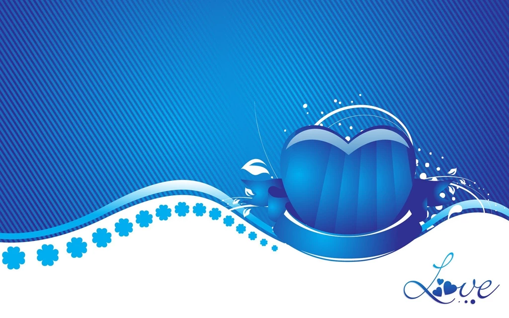 Valentine, Love, Background, Desktop, Blue, Theme (