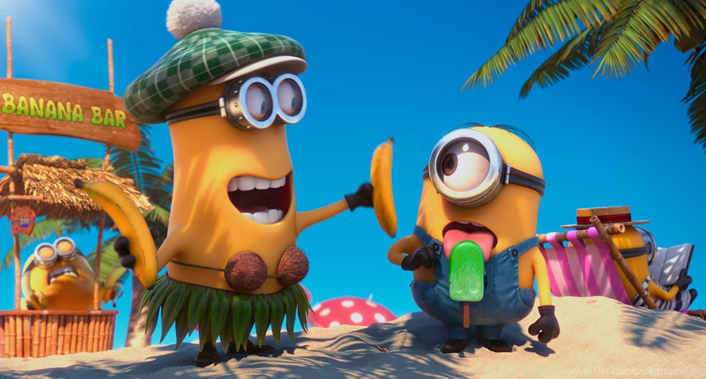 Despicable Me 2 Minions Beach   Wallpaper.