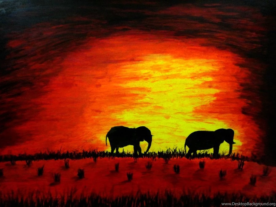 Scenery Images: African Sunset Images