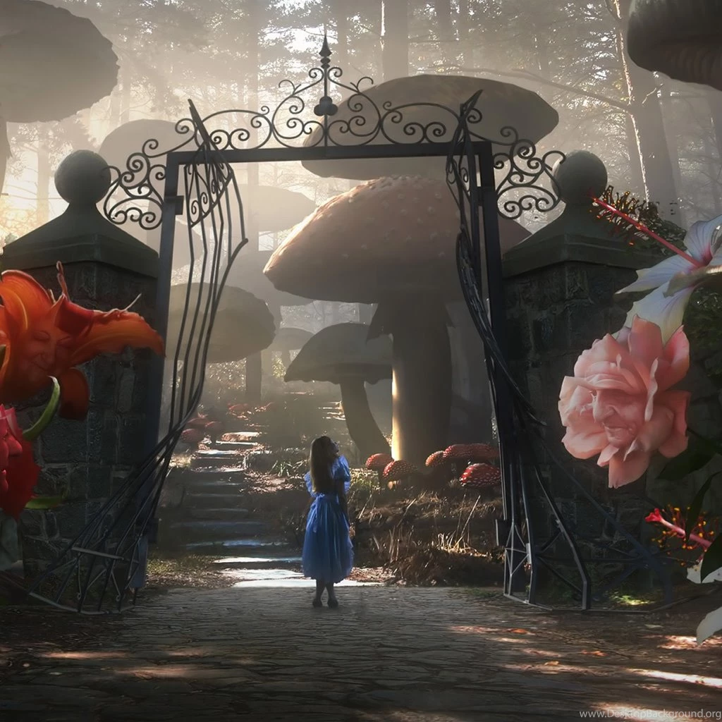 Alice In Wonderland People Characters iPad Wallpapers