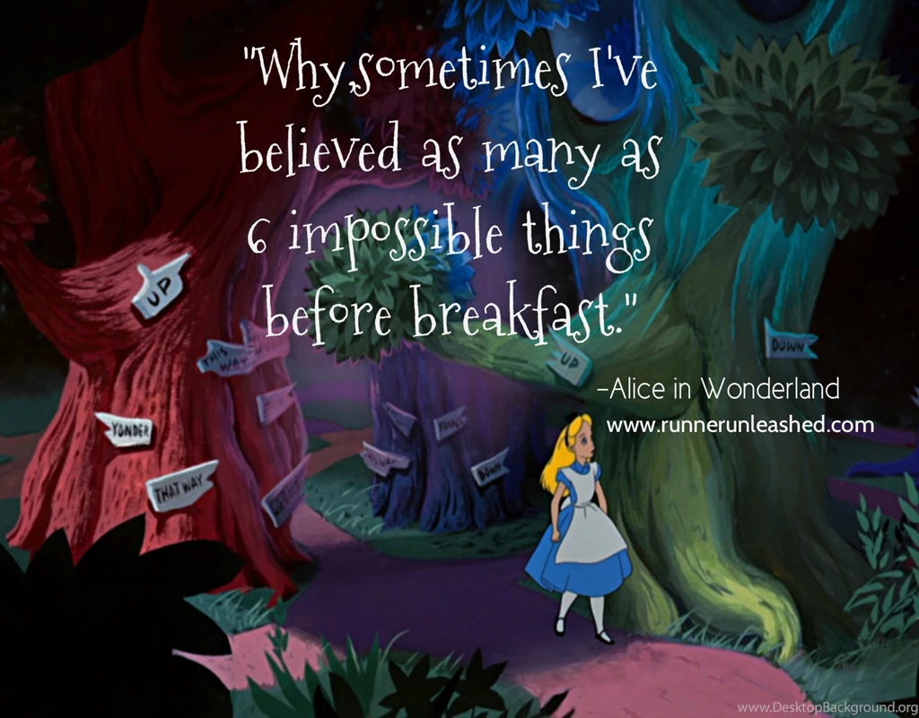 Alice In Wonderland Quotes Wallpapers