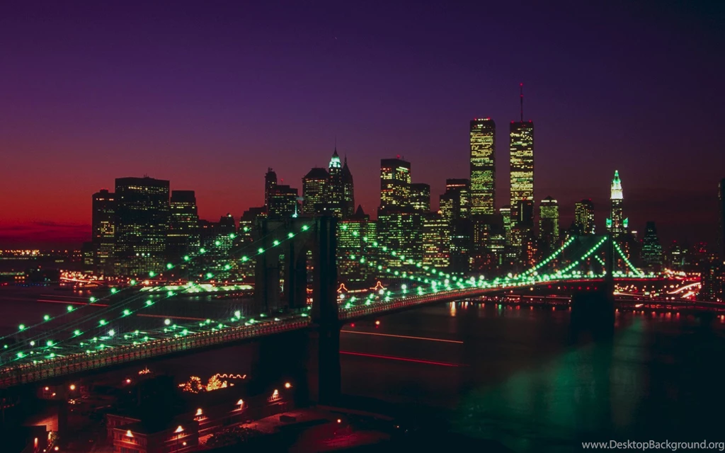 New York City At Night Wallpapers Desktop Backgrounds Uncalke.com