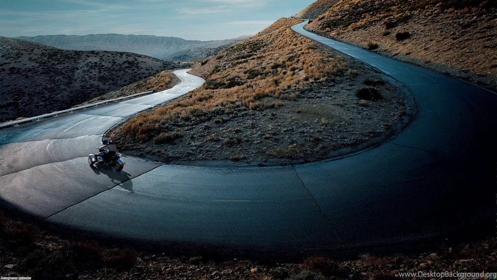 Can Am Spyder On A Mountain Road Wallpapers