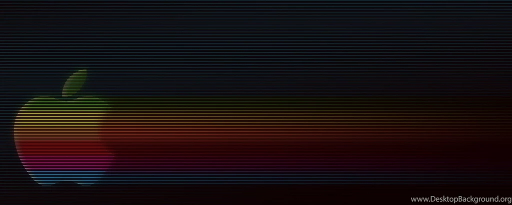 Download Wallpapers 2560x1024 Apple, Mac, Stripes, Rainbow ...