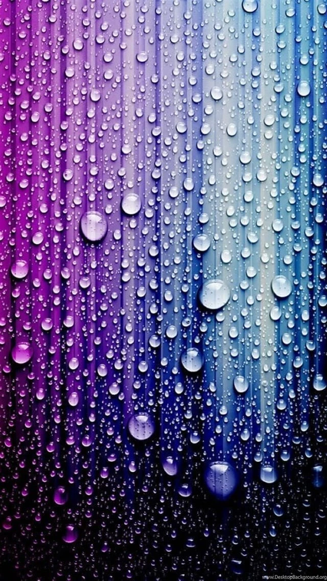 Beautiful Water Drops Backgrounds iPhone 5 Wallpapers