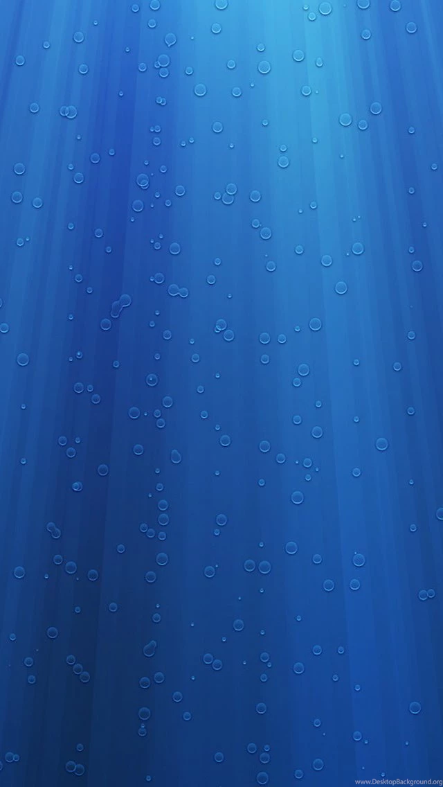 Blue Water Droplets iPhone 5 Wallpapers (640x1136)