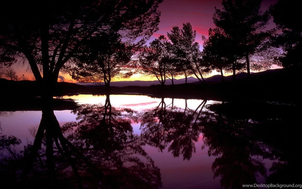 Sunset River Cool Desktop Backgrounds For PC And Phones ...