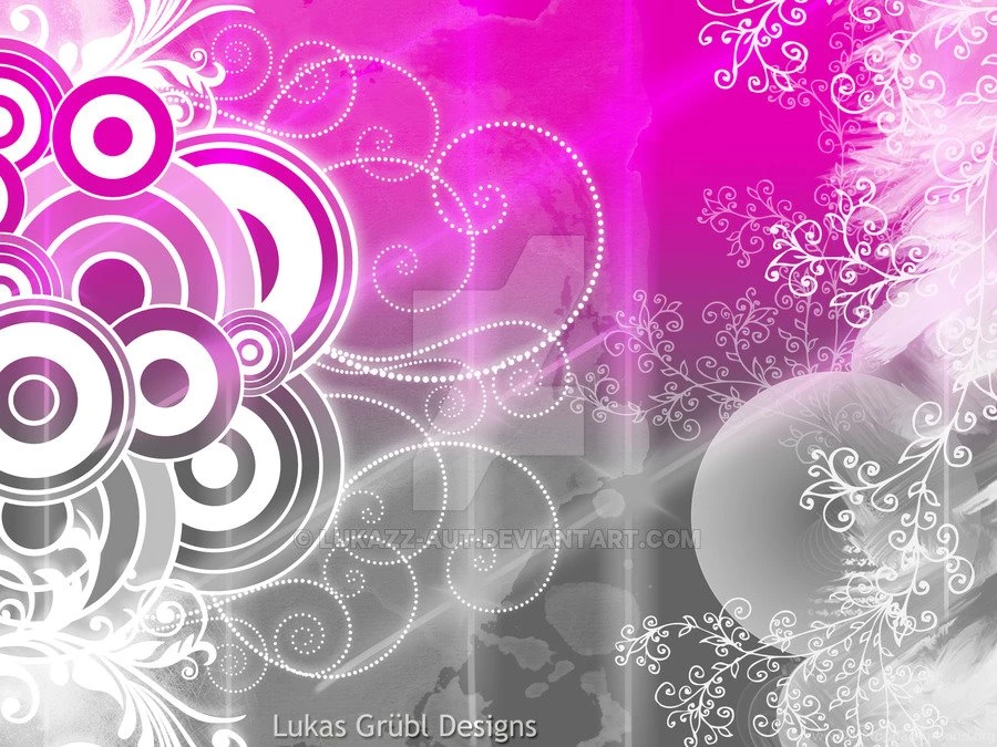 Wallpaper: Grey   Pink By LukazZ Aut On DeviantArt