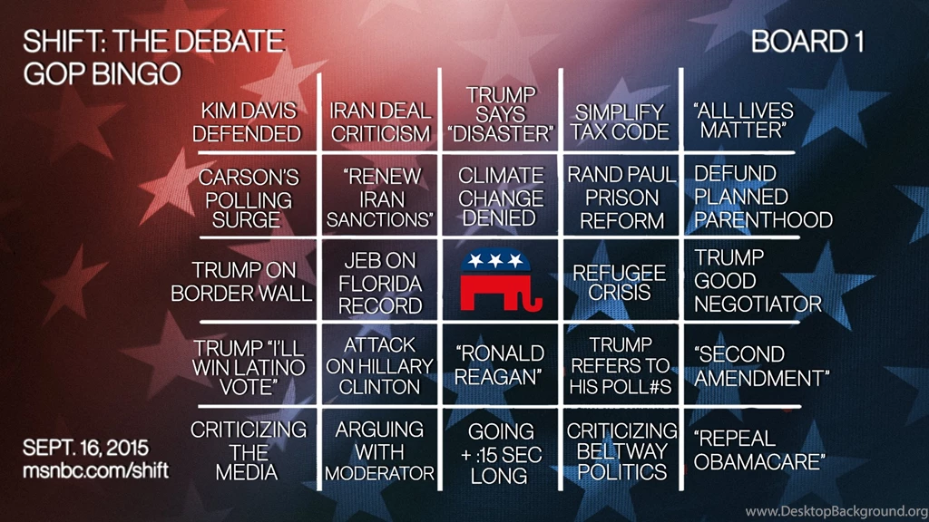 Shift: The Debate Join Round 2 Of GOP Candidate Bingo